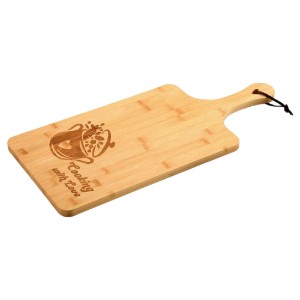 Плато за сервиране, бамбук, 55 x 25 x 1,5 см, "Cooking with love" - ​​Kesper