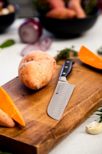 Нож сантоку, неръждаема стомана, 26 см, "EdgeKeeper" - MasterClass