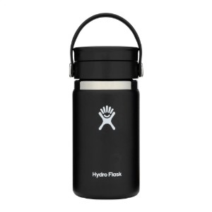 Термоизолационна бутилка от неръждаема стомана, 355 мл, "Wide Sip", Black - Hydro Flask