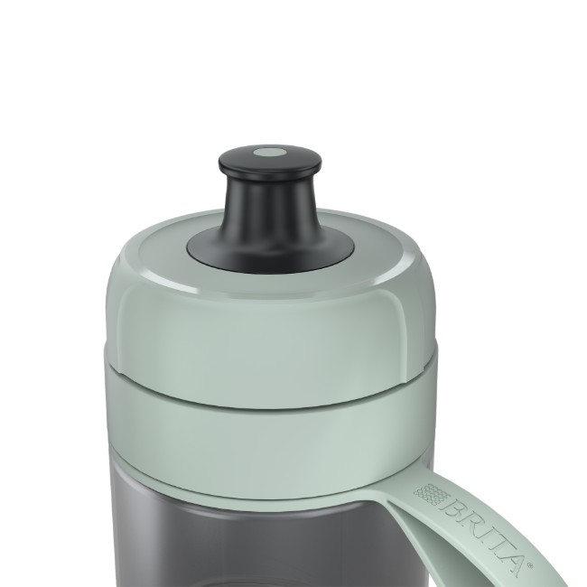 BRITA бутилка за филтриране на вода Аctive 600 ml (тъмнозелена) + 2 филтъра MicroDisc