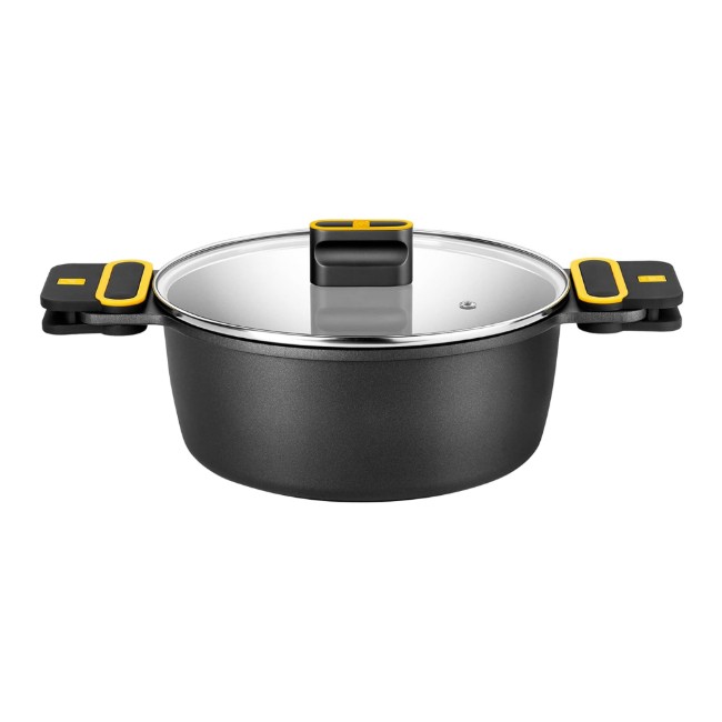 Гювеч с капак, алуминий, 28 см/5,7 л, "Daily Pro" - BRA