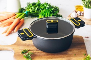 Гювеч с капак, алуминий, 28 см/5,7 л, "Daily Pro" - BRA