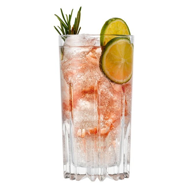 Комплект от 6 чаши за long drinks, изработени от стъкло, 420 мл, "Excalibur" - Borgonovo