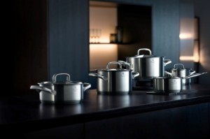 Комплект кухненски съдове от 9 части, неръждаема стомана, "Gourmet Plus" - WMF