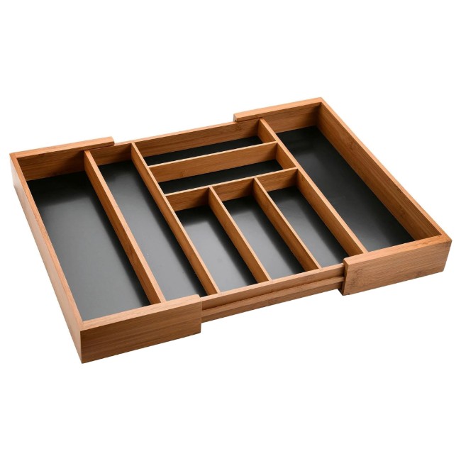 Разтегателна тава за прибори, бамбук, 43 x 35 - 57 см - Kesper