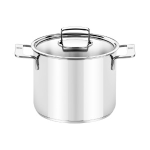 Тенджера от неръждаема стомана с капак, 22 см/6,5 л, "Signature" - BRA