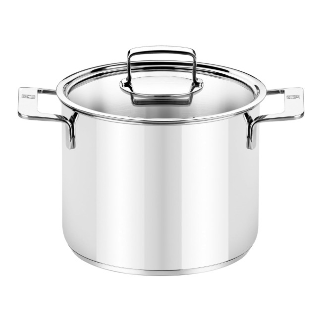 Тенджера от неръждаема стомана с капак, 24 см/8,5 л, "Signature" - BRA