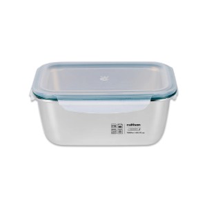 Правоъгълна кутия за обяд, неръждаема стомана, 1800 мл, "Simple" - Cuitisan