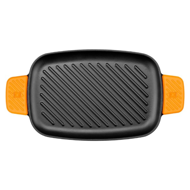 Тава за грил, чугунена, 33 x 22 см, "Efficient Iron" - BRA