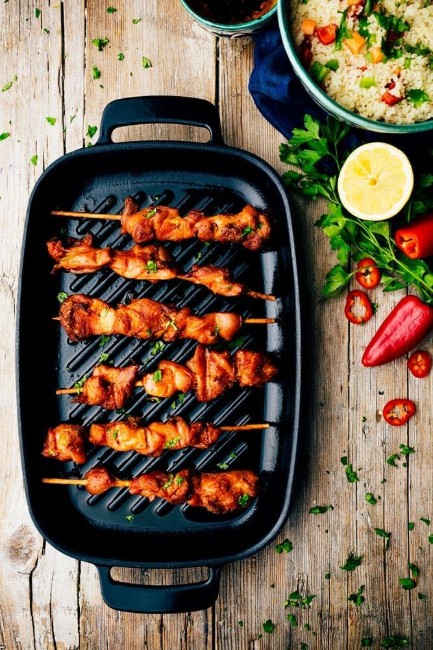 Тава за грил, чугунена, 33 x 22 см, "Efficient Iron" - BRA