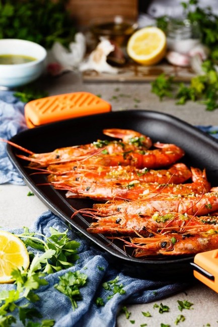 Тава за грил, чугунена, 33 x 22 см, "Efficient Iron" - BRA