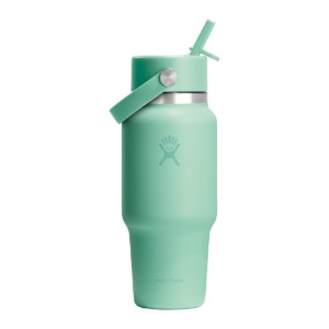 "Wide Straw" бутилка за вода, неръждаема стомана, 710 ml, Mermaid Green - Hydro Flask