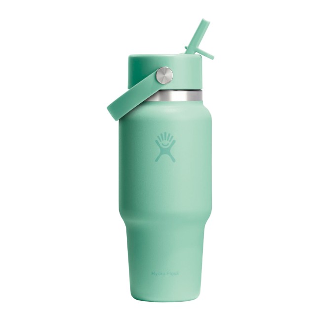 "Wide Straw" бутилка за вода, неръждаема стомана, 710 ml, Mermaid Green - Hydro Flask