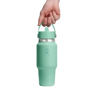 "Wide Straw" бутилка за вода, неръждаема стомана, 710 ml, Mermaid Green - Hydro Flask