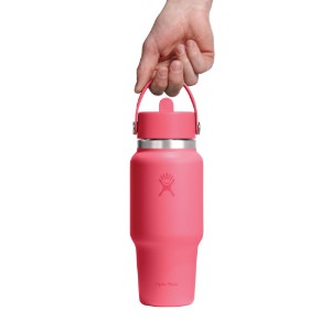 "Wide Straw" бутилка за вода, неръждаема стомана, 710 ml, Popstar Pink - Hydro Flask