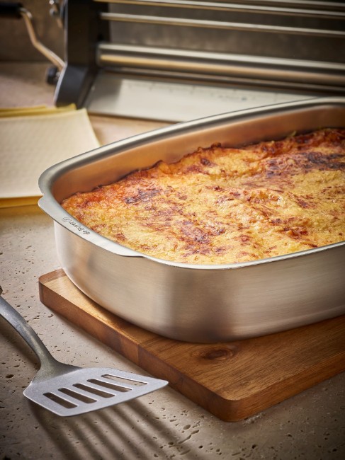 Тава за пържоли, неръждаема стомана, 38 x 26 см - de Buyer