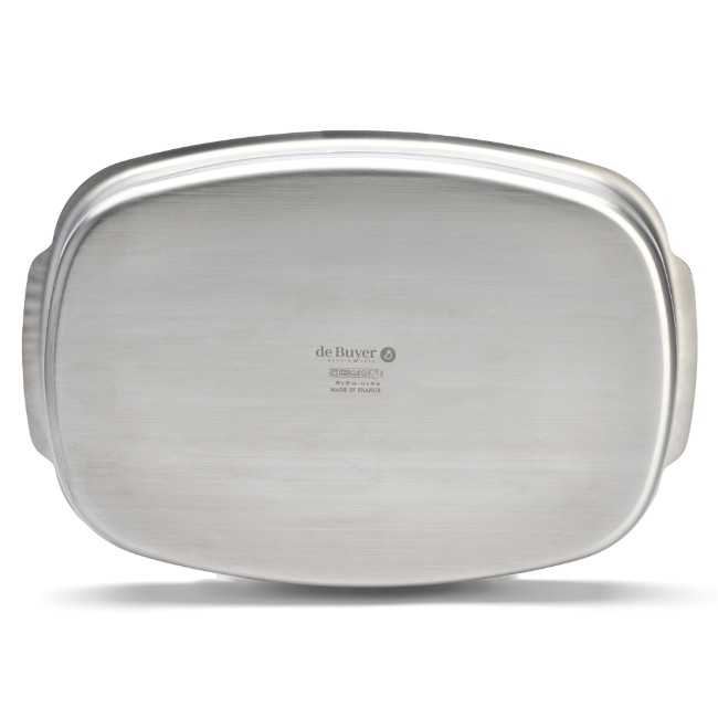 Тава за пържоли, неръждаема стомана, 38 x 26 см - de Buyer