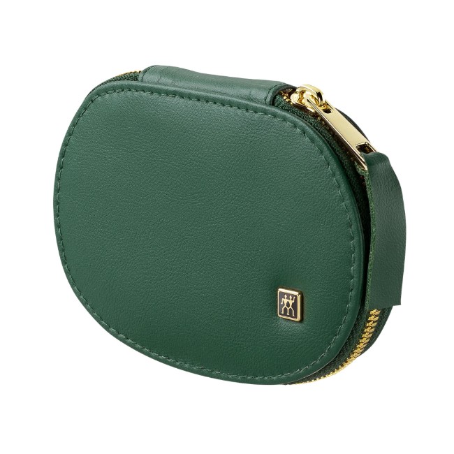 Комплект от 3 части, неръждаема стомана, веган кожен калъф (ябълкови кори), зелен - Zwilling PREMIUM