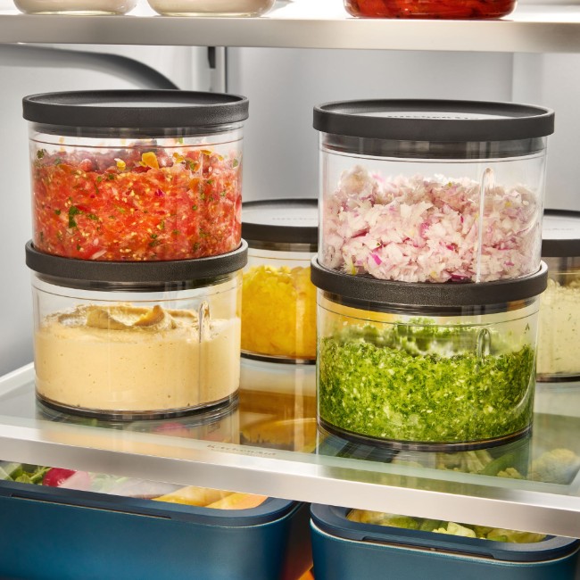 Кухненски чопър Go Cordless, без батерия, 0.83 л, матово черно - KitchenAid