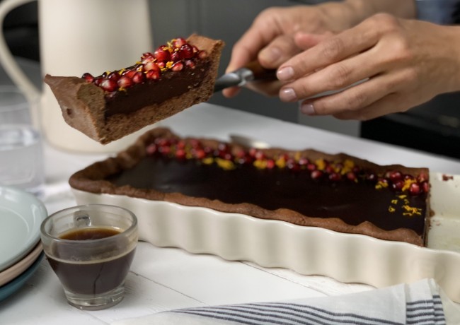 Форма за печене на тарти, керамична, 36x15 см/1,3 л, Clay - Emile Henry