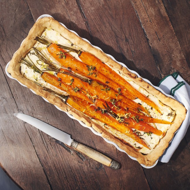 Форма за печене на тарти, керамична, 36x15 см/1,3 л, Clay - Emile Henry