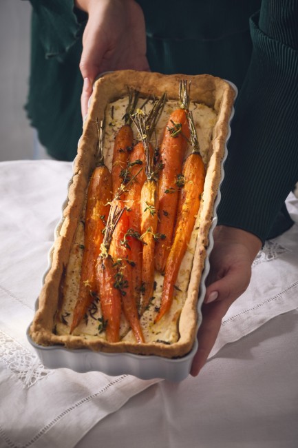 Форма за печене на тарти, керамична, 36x15 см/1,3 л, Clay - Emile Henry