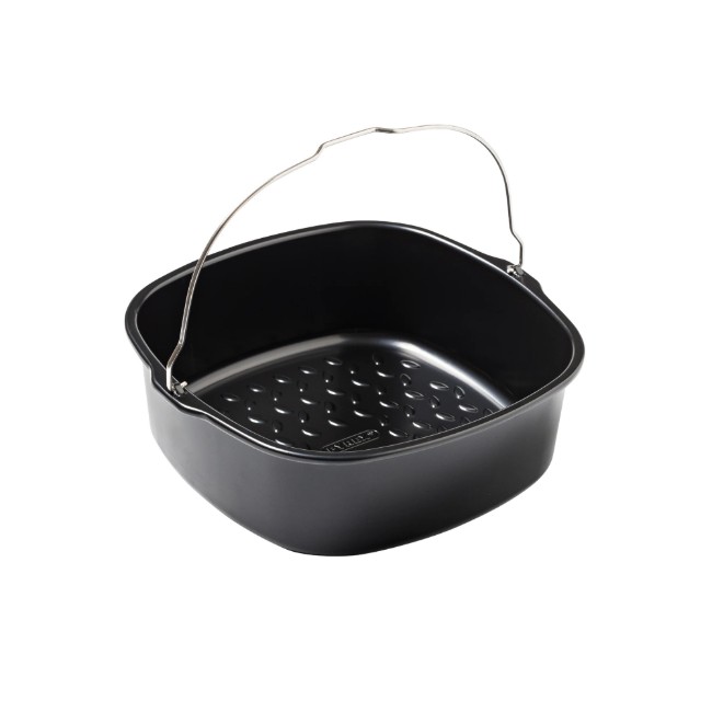 Квадратен съд за фритюрник с горещ въздух, стомана, 21 x 20 см - Pyrex