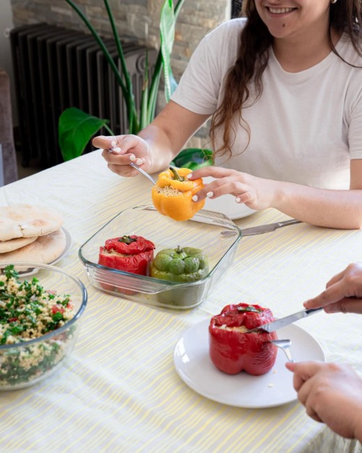 Квадратна чиния, изработена от термоустойчиво стъкло, 22 x 22 см / 2,4 л, "Let's Share" - Pyrex