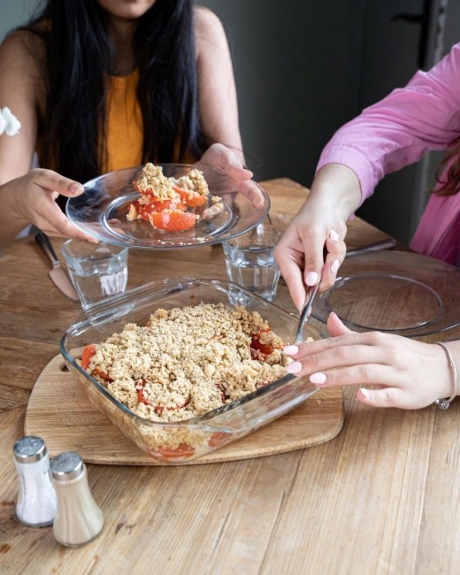 Квадратна чиния, изработена от термоустойчиво стъкло, 22 x 22 см / 2,4 л, "Let's Share" - Pyrex