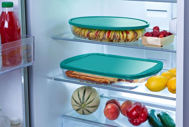 Овална касерола с капак, термоустойчиво стъкло, 35 x 24 см / 3,1 л, "Cook&Store", син - Pyrex