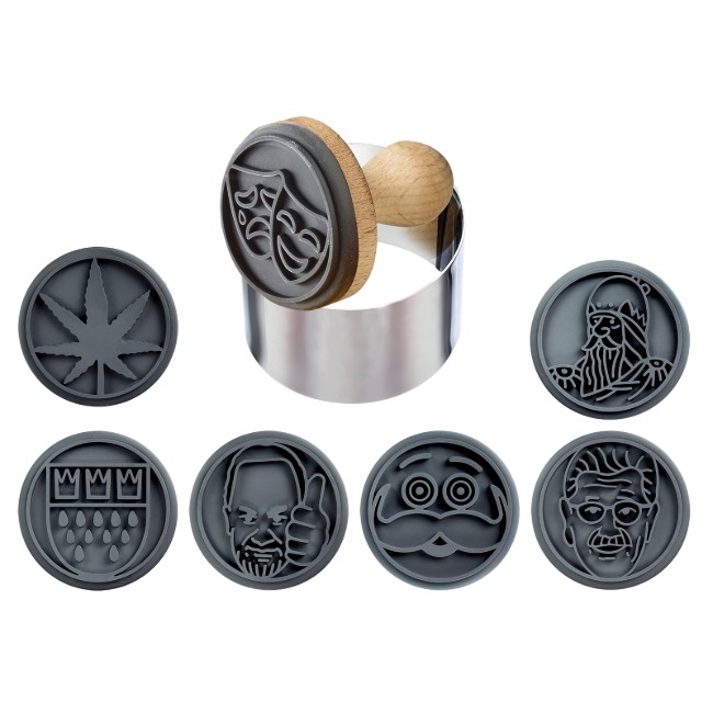 Комплект печати за бисквитки, 9 части, силиконови - Westmark