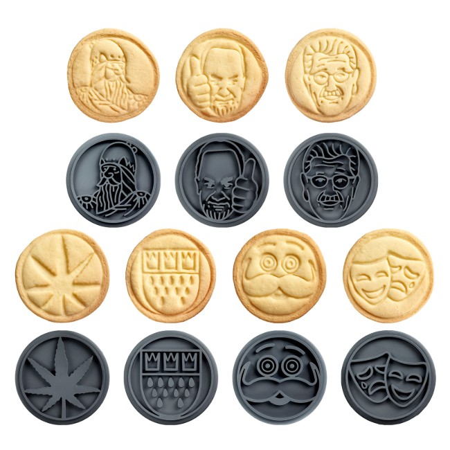 Комплект печати за бисквитки, 9 части, силиконови - Westmark