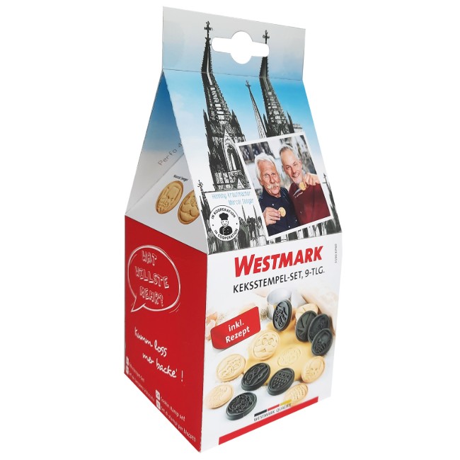 Комплект печати за бисквитки, 9 части, силиконови - Westmark