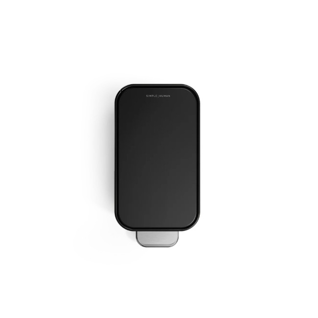 Кошче за боклук с педал, 5 л, неръждаема стомана, Matte Black - simplehuman