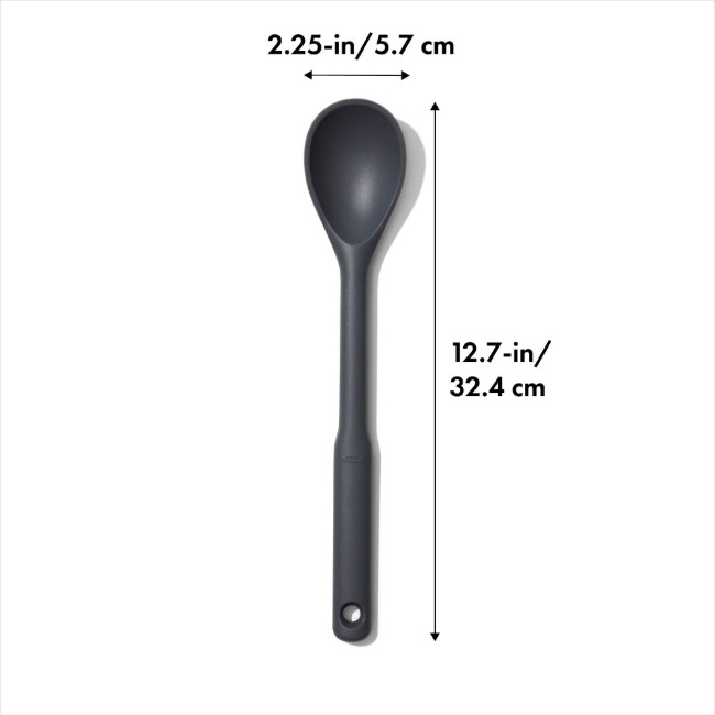 Силиконова лъжица за готвене, 32.4 см, "Good Grips", Черна - OXO