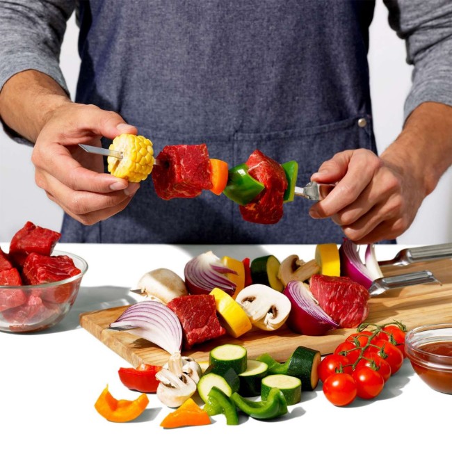 Комплект от 6 шишчета, неръждаема стомана, "Good Grips" - OXO