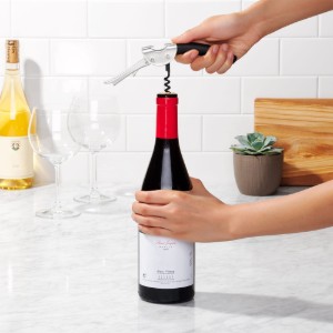 Многофункционален тирбушон, неръждаема стомана, 19.1 см, "SteeL", черен - OXO