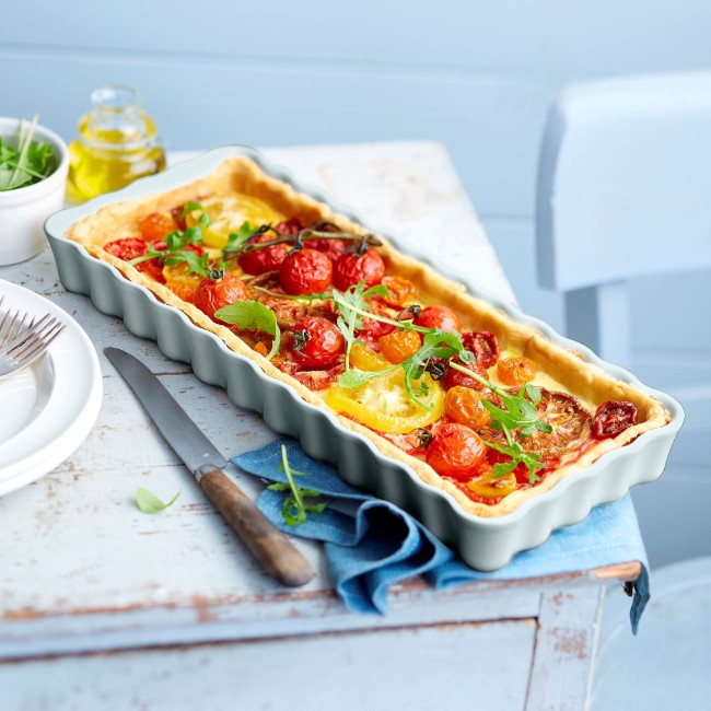 Форма за печене на тарт, керамична, 36 x 15 см/1,3 л, Ecume - Emile Henry