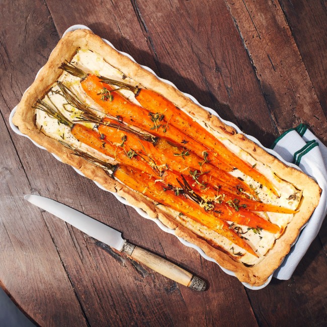 Форма за печене на тарт, керамична, 36 x 15 см/1,3 л, Ecume - Emile Henry