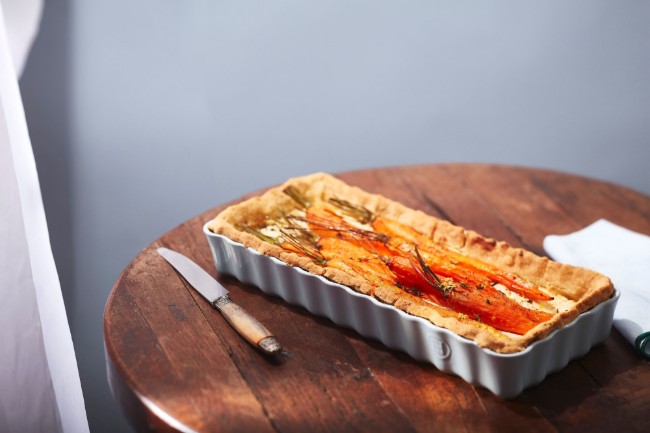 Форма за печене на тарт, керамична, 36 x 15 см/1,3 л, Ecume - Emile Henry