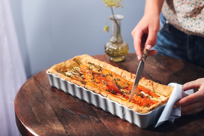 Форма за печене на тарт, керамична, 36 x 15 см/1,3 л, Ecume - Emile Henry