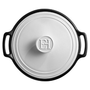 BRAISER тенджера, керамика, 33.5 cm / 4 L, "Sublime +", White&Slate - Emile Henry