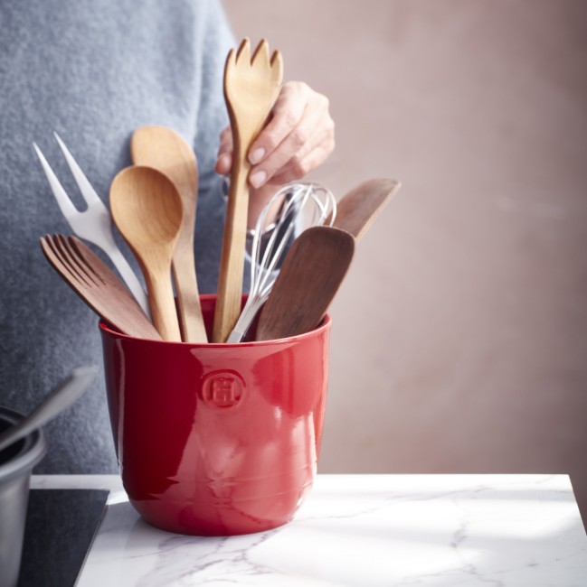 Поставка за кухненски прибори, керамика, 17 x 16,5 см, Burgundy - Emile Henry