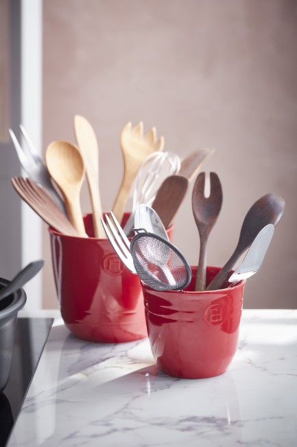 Поставка за кухненски прибори, керамика, 17 x 16,5 см, Burgundy - Emile Henry