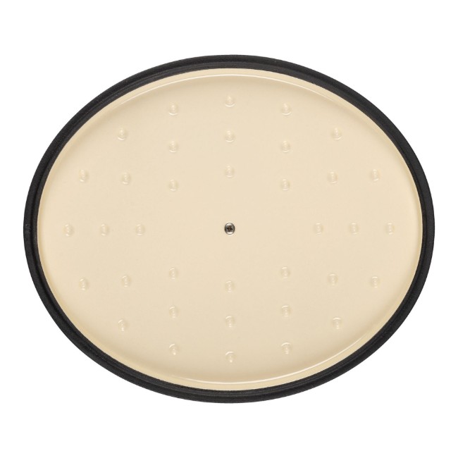 Овална тенджера за готвене Cocotte, чугунена, 33 см / 6 л, "Bellamonte", черна - Ballarini