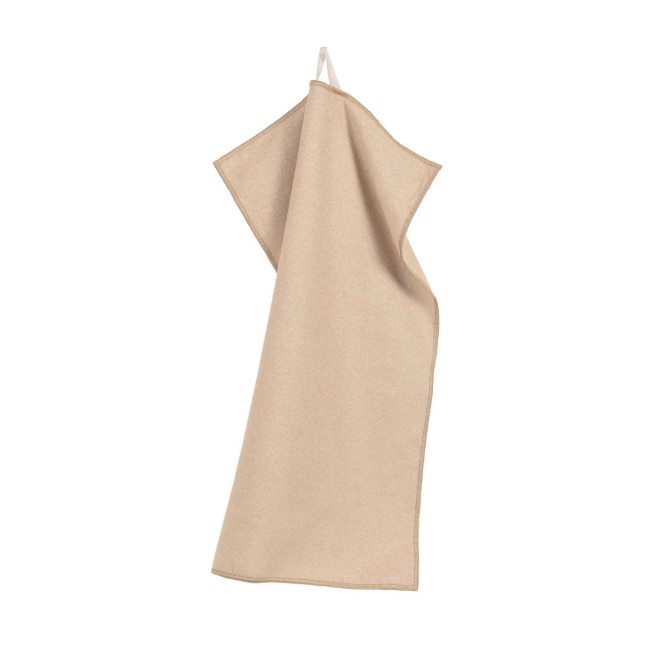 Комплект от 2 кухненски кърпи, микрофибър, 40 x 60 см,  "Essential", Sand - Tiseco