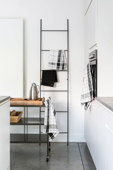 Комплект от 3 кухненски кърпи, памук, 50 x 70 см, "Pharao", черно - Tiseco