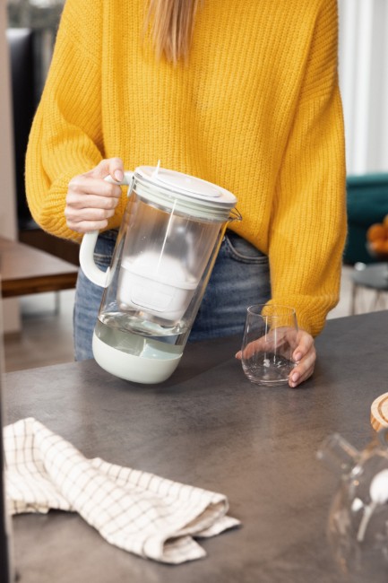 Филтърна кана, издание за 60-годишнината, изработена от стъкло, 2.5 л, Maxtra PRO (lightgreen) - BRITA