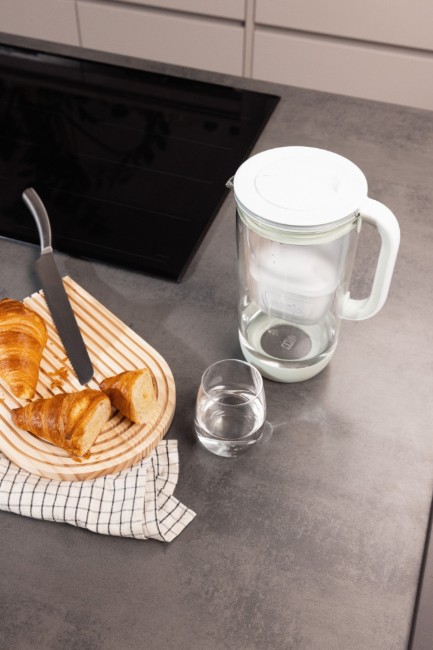 Филтърна кана, издание за 60-годишнината, изработена от стъкло, 2.5 л, Maxtra PRO (lightgreen) - BRITA