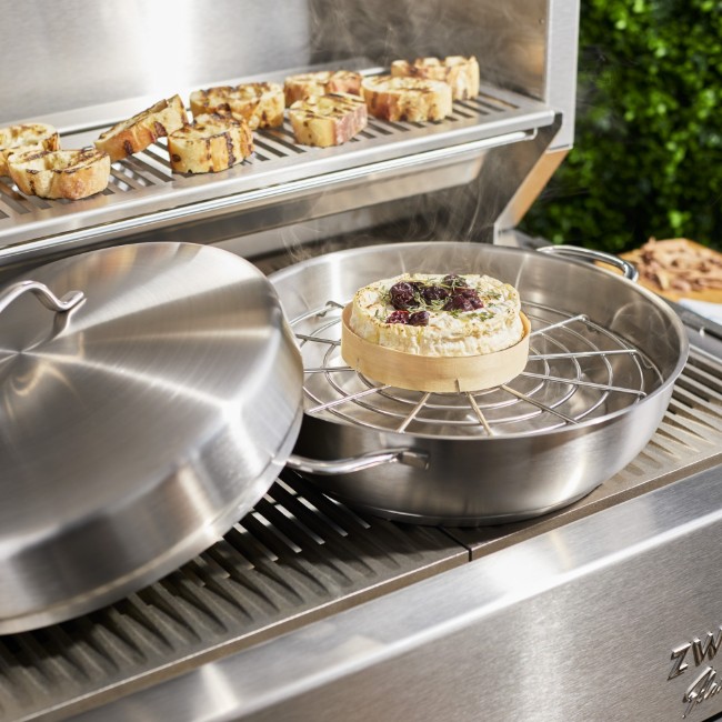 Комплект за опушване на храна от неръждаема стомана, 28 см, "Specialties 3" - Demeyere